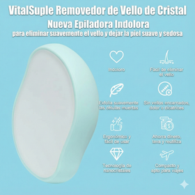 GlassDepil – Depiladora de Cristal para una Piel Suave y Sin Irritación